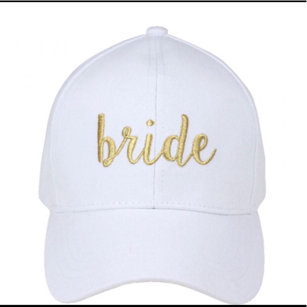 Embroidered Bride baseball hat